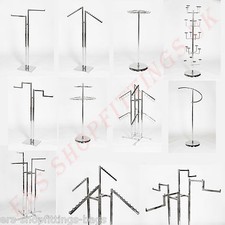 PROFESSIONAL HEAVY DUTY CLOTHING RETAIL DISPLAY STANDS GARMENT DRESS SHOP RAILS