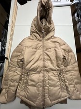 Marithe Francois Girbaud Act Live Parka Down Puffer Gold Size 40 Xs Sz 4
