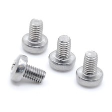 Rear License Plate Screws For Bmw - M5-0.8 X 8mm - Stainless Steel Pack Of 4 Rear License Plate Screws For Bmw - M5-0.8 X 8mm - Stainless Steel Pack Of 4