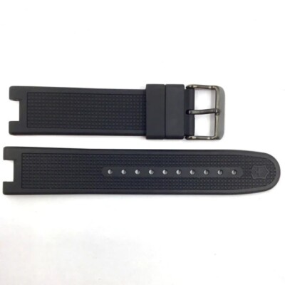 Victorinox Swiss Army 004760 Night Vision Black Rubber Strap 21mm
