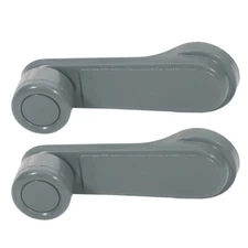 For Nissan For Hardbody Truck 2pcs Window Winder Crank Handle Left & Right Gray