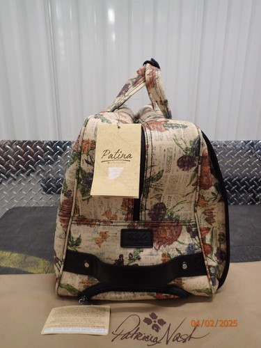 Patricia Nash Argentella Large Trolley Bag Luggage Parisian Newspaper DUST BAG - Picture 10 of 19