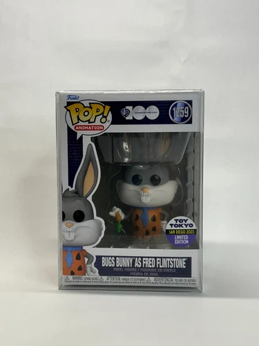 Funko POP! Bugs Bunny As Fred Flintstone #1259 SDCC 2023 Toy Tokyo Exclusive