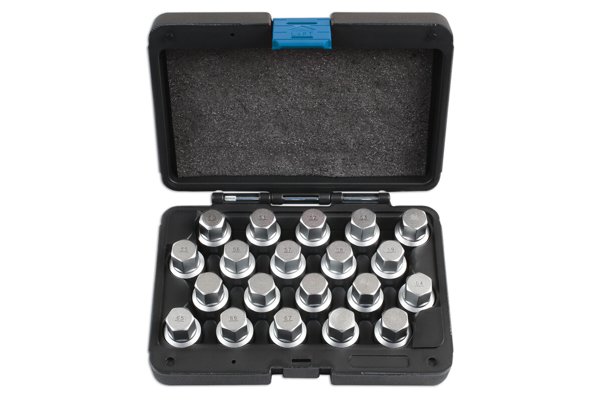 Laser Tools Chiave Dado di Bloccaggio Ruota Set 20pc - per VAG, Porsche 6662