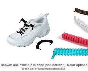 No-Tie Curly Elastic Shoelaces Spillproof for Providence