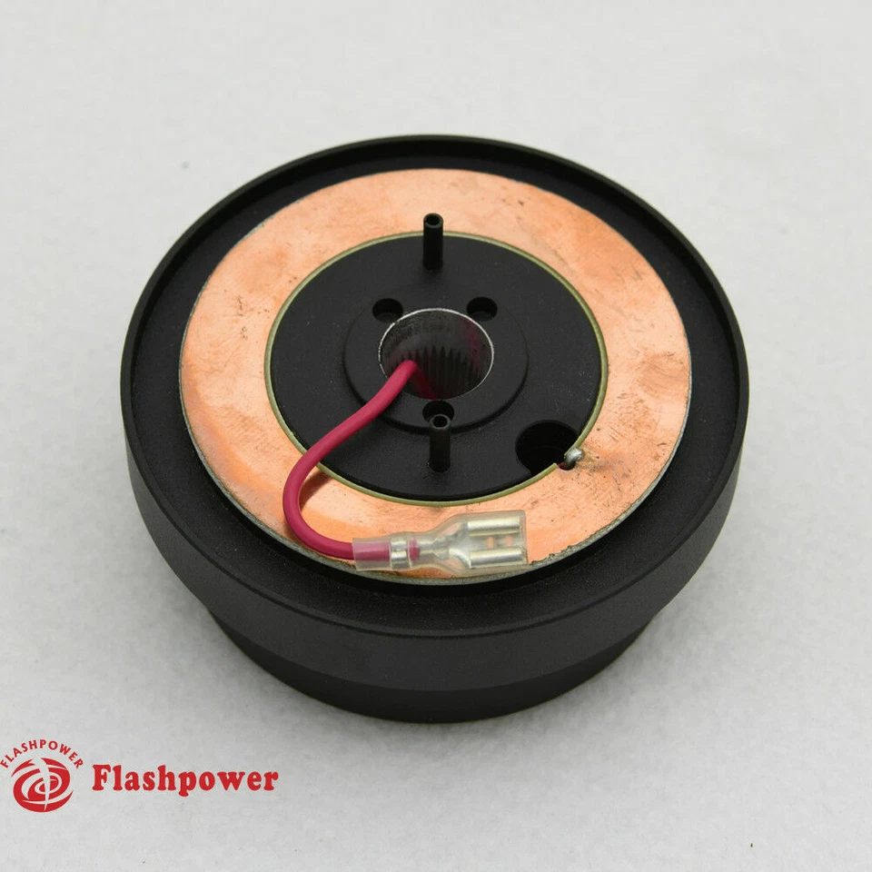 Adaptador de buje corto para volante Flashpower Billet negro para Nissan Foto 2 de 4