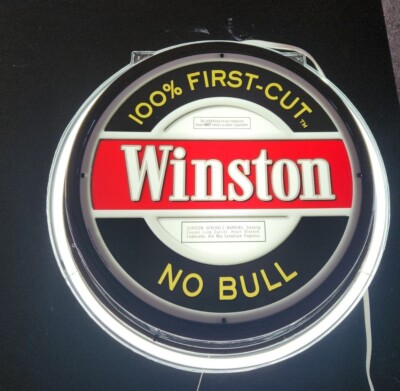 Winston（ウィンストン）BOLD CHOICE アメリカコンビニ広告サイン