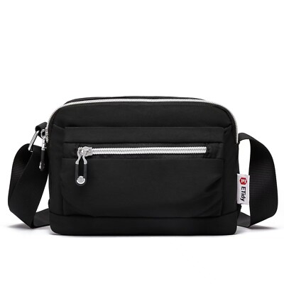 ETidy Nylon Small Womens Crossbody Bag Casual Shoulder Handbag Mini Purse Wit...