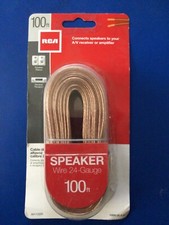 New in package. RCA 100' 24-gauge speaker wire AH100R