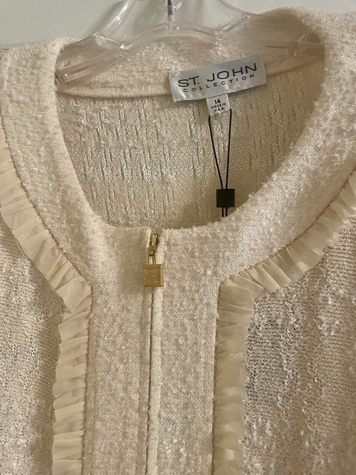 st johns knits size 14 At John’s Collection Cream eBay