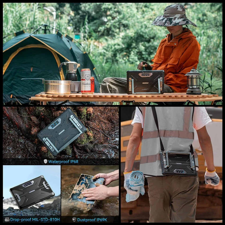 OUKITEL RT7 Outdoor Tablet 5G 32000mAh 10.1 Zoll FHD+ 24GB+256GB Gaming Tablet - Bild 3 von 4