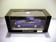 Brand new unopened 1 43 BENZ CLK 2002 Blue Metallic