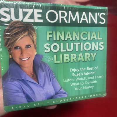 Suze Orman's Financial Solutions Library 9-DVD Set - Money Advice - NEW SEALED