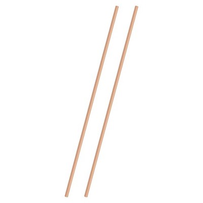 2-Pack Copper Round Rod 4mm x 250mm T2 Copper Stock