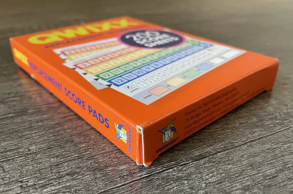 GameWright Qwixx Score Sheets ONLY 200 Replacement Pad for Family Dice Game 2020 - Image 4 of 4