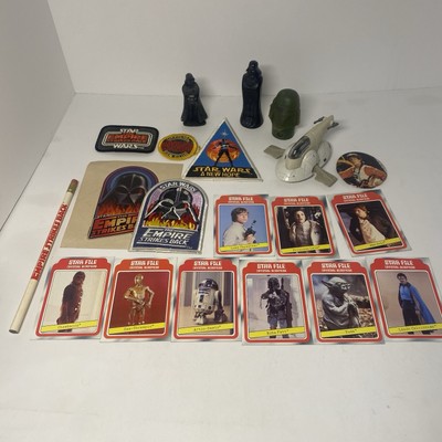 Star Wars Patches & Trading Cards 1980's, Sticker, Pencil, The Empire Strikes