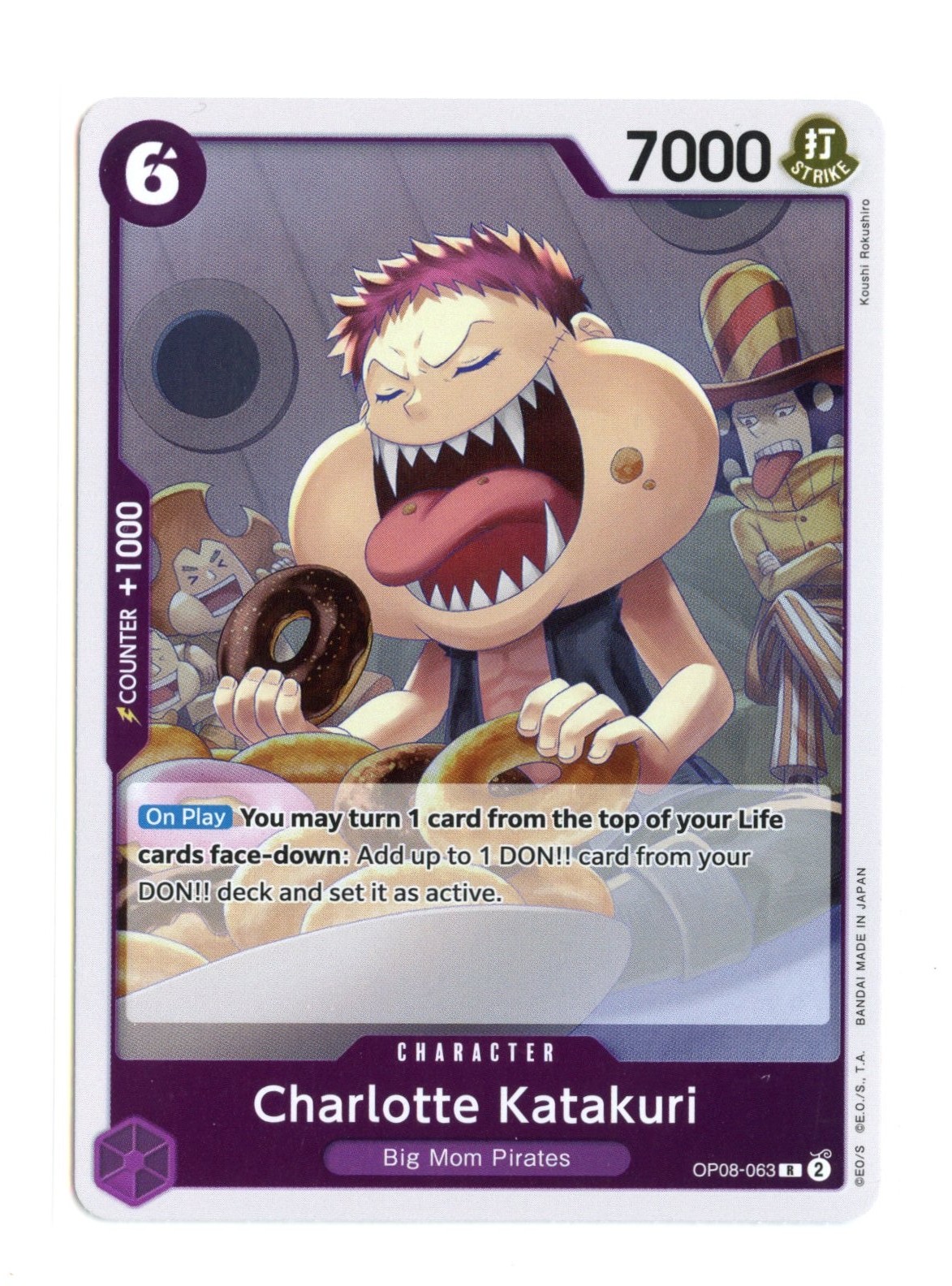 Charlotte Katakuri (063) OP08-063 R One Piece Two Legends English NM