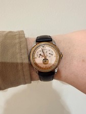 Vintage Tissot C285/385C Moonphase Triple Calendar Swiss Quartz Men’s Watch 36mm