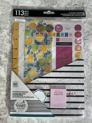 NEW The Happy Planner Me & My Big Ideas Planner Accessories 113 Pieces