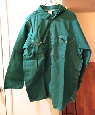 Vintage Westex Proban/FR-7A Welding Jacket Size Large Double Front Pocket NEW