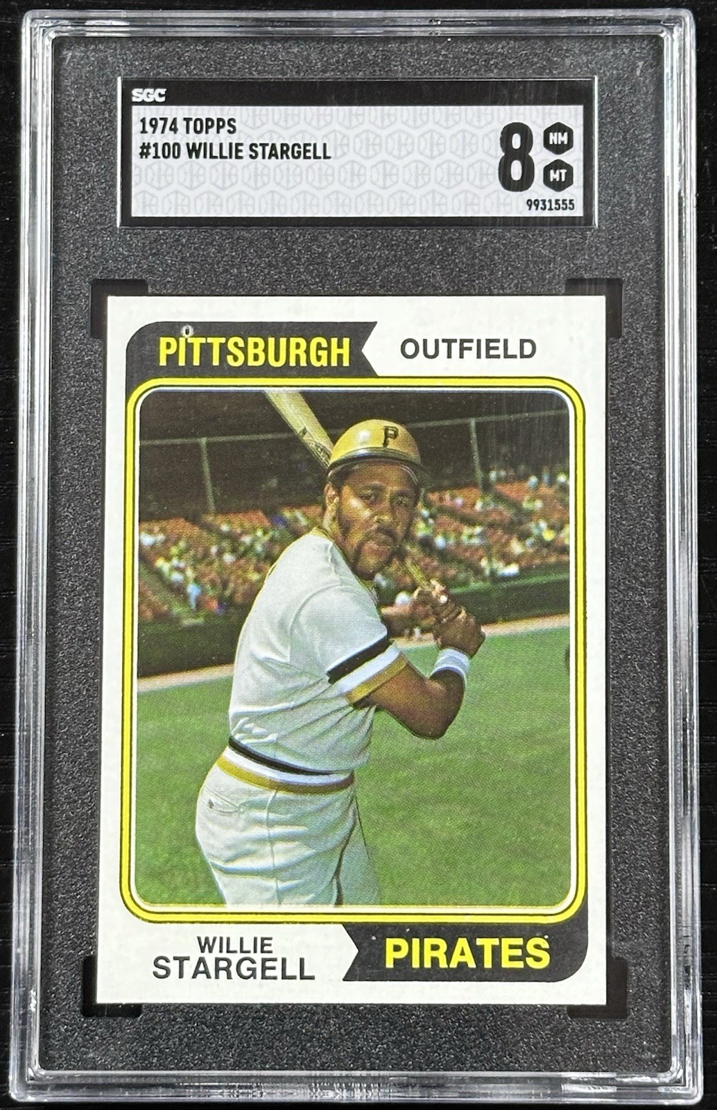 1974 Topps WILLIE STARGELL #100 SGC 8 Pirates HOF