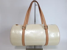 Louis Vuitton Vernis Bedford Hand Bag M91329 Monogram Yellow VI0086