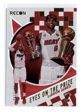 2020-21 Panini Recon Eyes on the Prize Red #16 LeBron James 93/199 - Heat