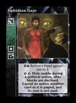Ophidian Gaze - Reaction - Vampire VTES