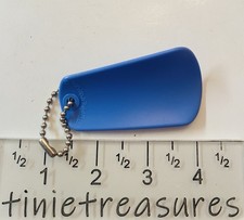 Tupperware keychain Mini Shoe horn Light Blue Tinietreasures
