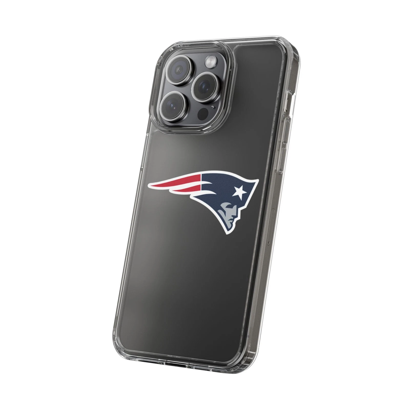New England Patriots Clear Phone Case for iPhone