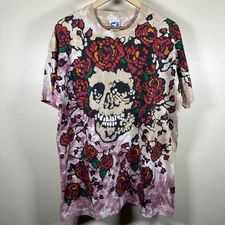 Vintage 1992 Grateful Dead Big Bertha AOP Liquid Blue Shirt Size XL Tie-Dye