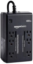 Amazon Basics UPS Battery Backup  Surge Protector, 400VA/255W, 6 Outlets, Un...