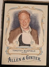 2016 TOPPS ALLEN & GINTER TIMOTHY BUSFIELD ACTOR  PATCH RELIC Thirtysomething