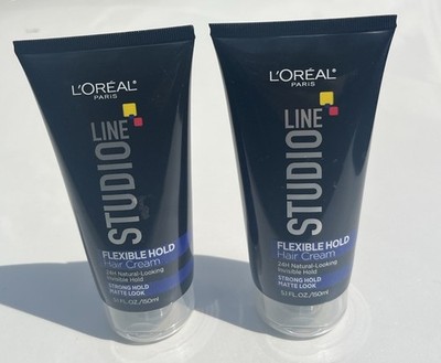 L'OREAL STUDIO LINE FLEXIBLE HOLD HAIR CREAM STRONG HOLD MATTE LOOK (2)