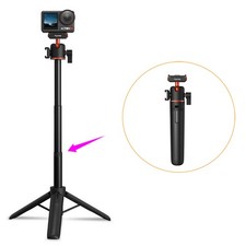 Magnetic Quick-release Selfie Stick Tripod For DJI ACTION 4/5 Pro Sports Camera