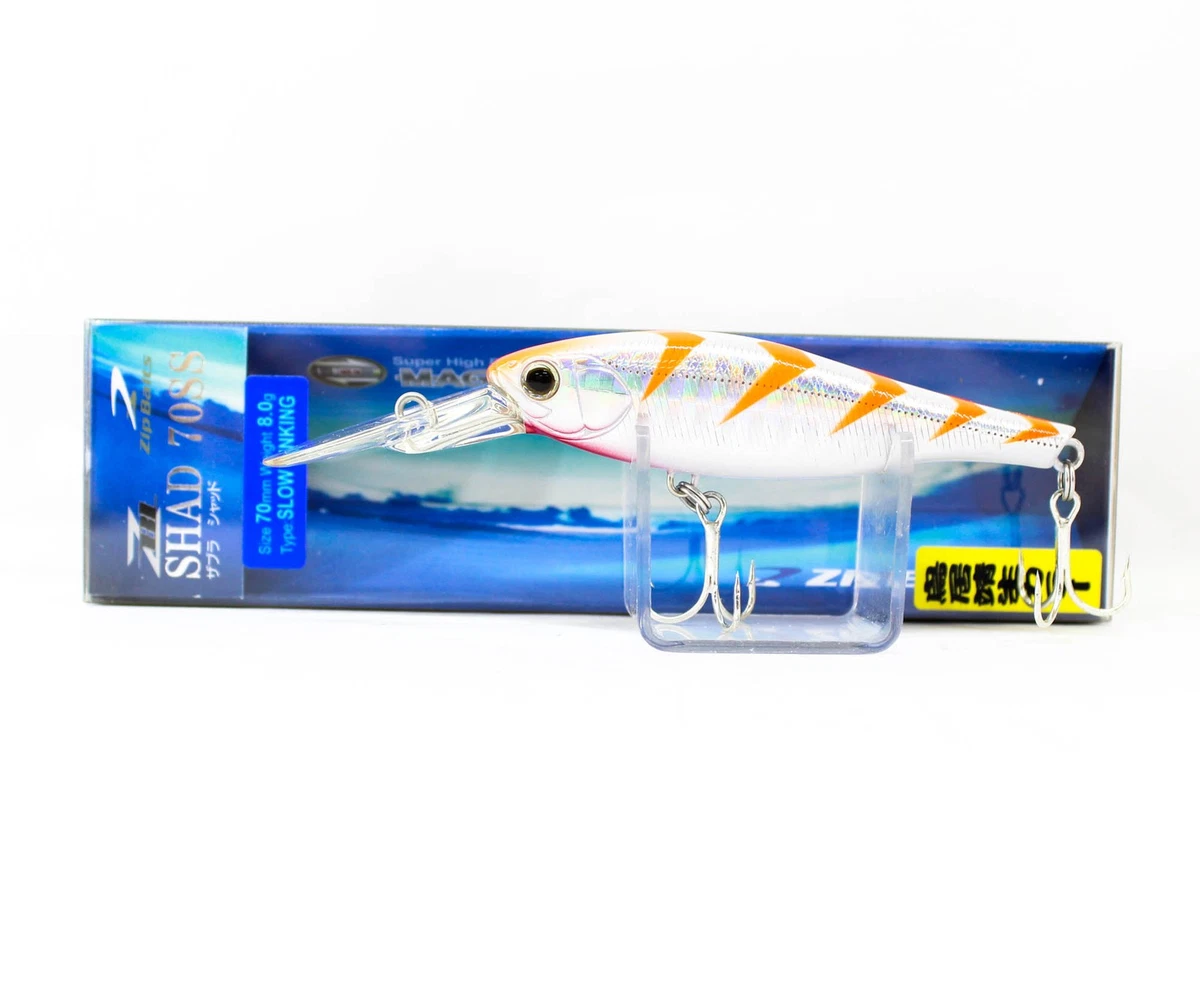 Leurre Zipbaits ZBL Shad 70 SS, Coulant Lent, 70mm 8g, Neuf, Pour Bar