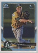 2018 Bowman Draft Chrome Sky Blue Refractor 82/402 Calvin Coker #BDC-92 s3g
