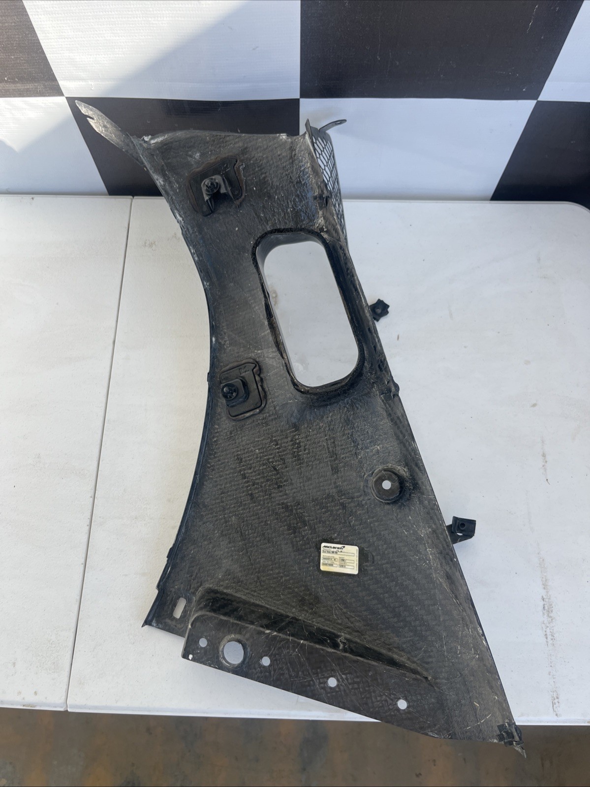 2015 - 2019 Mclaren 600LT Right Rear Carbon Panel Molding Used Oem 13A4622CP