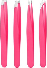 Tweezers Set, High Precis Stainl Steel Eyebrow Tweezers for Facial