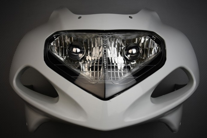 Carénage avant Suzuki GSXR 1000 2001 tête de fourche avec phare bloc optique complet