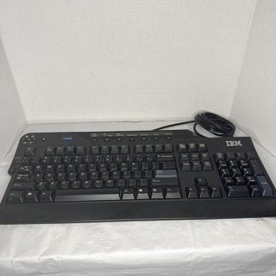 ibm sk 8815 retro usb wired keyboard tested clicky tactile sound full size pc