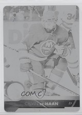 2017-18 Upper Deck Printing Plate Black 1/1 Calvin de Haan #121 2js