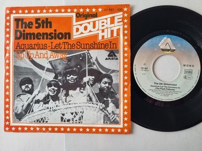 The 5th Dimension - Aquarius/ Let The Sunshine In/ Up Up And Away 7'' Vinyl Germ