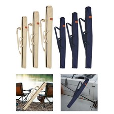Fishing Rod Bag Zippered Equipment Carrier for Tarp Poles Gear Organizer