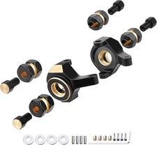 Hobbypark Brass Steering Knuckles Carriers and Extended 7mm Black-gold 