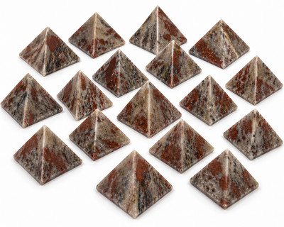 10KG Moon Quartzite Pyramid Bulk Lot   Natural Polished Crystal Points