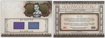 Lana Turner 2008 Americana #LT Celebrity Cuts Icons Material Combo #'d 42/50