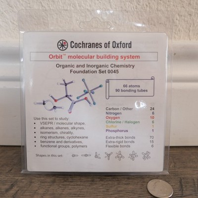 Cochranes Of Oxford Orbit Molecular Building System Organic Chemistry Set 0045