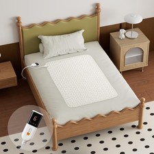 Heated Mattress Pad Mini Twin Size 31"x55" - Mattress Pad with 6 Heat Setting...