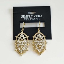 Simply Vera Vera Wang Crystal Drop Earrings Women Party Vacation Jewelryb Gift